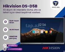 Hikvision 55 4K interaktiv smart lövhə (DS-D5B55RB A)
