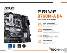 ASUS PRIME B760M-A D4 Anakart DDR4 LGA1700 Micro-ATX