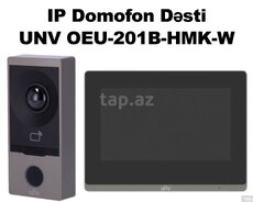 Ağıllı İP domofon dəsti UNV OEU-201B-HMK-W