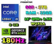 Acer PREDATOR HELIOS NEO 16 RTX 4060 8 GB Gaming