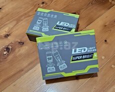 Lupalı LED lampa H4
