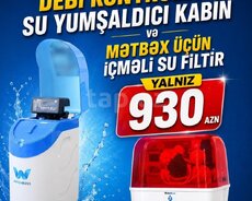 Elektron yumşaldıcı debi kantrol və mətbəx filteri