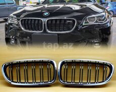 BMW F10 xrom qoşa xətt radiator barmaqlığı