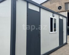 Konteyner binası 2 otaqlı (6 x 2.40 m)