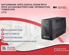 UPS SHTURMANN APEX 2000VA 1200W