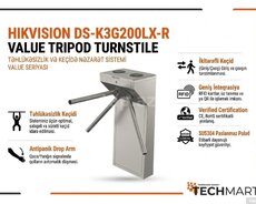 Hikvision DS-K3G200LX-R Value Tripod Turniket