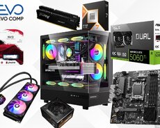 Evo Gaming PC Frost Edge RTX 5060 Ti 16GB | Ryzen 7 9700X | 32GB | 1TB