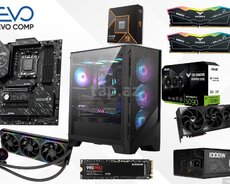 Evo DominatorFX RTX 5090 32GB| R9 9850X3D 64GB 2TB oyun kompüteri