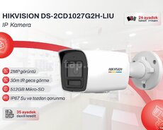 Rəngli 2 mp IP kamera Hikvision DS-2CD1027G2H-LIU