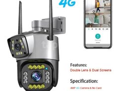 4G Solar günəş paneli 2 kamera 12MP 4K+64gb