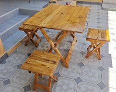 Piknik masa və oturacaqları