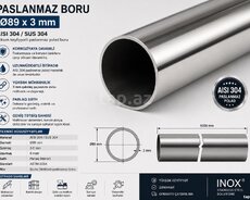 Paslanmaz boru 893 mm (AISI 304)