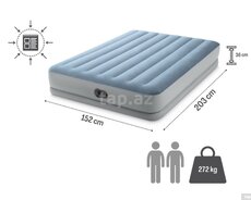Hava döşəyi İntex 64159 152x203x36sm USB