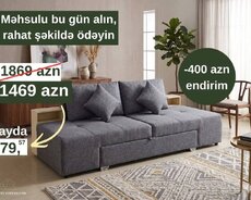 Zərif rahat açılan divan