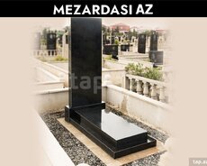 Alt hissəsi bordyurlu məzar və qəbir daşları