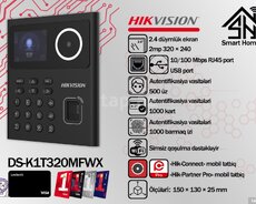 Hikvision access terminal üz tanıma cihazı DS-K1T320MFWX