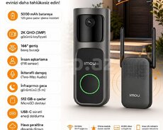 IMOU Battery-powered Doorbell Kit 2K (3MP) Video Qapı zəngi