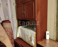 Dolab və güzgülü komod