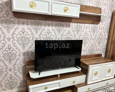 TV stend və divar rəfi dəsti Embavood