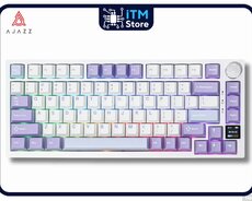 Ajazz AK820 PRO Purple White Blue