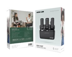 Green Lion Duo Cast Wireless Mic - Black