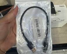 USB-A  USB Type-C şarj və data kabeli