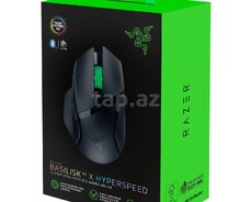 Razer Mouse Basilisk V3 X HyperSpeed, RGB, WL BT, black