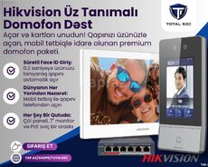 Hikvision üz tanımalı İP domofon dəsti