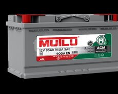 Akkumulyator Mutlu 12v 95ah AGM