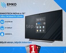 Nova 6 75 Interaktiv ekran EmkoTech Android 16  8GB 128 GB