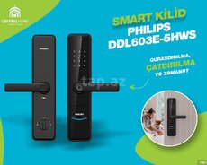 Smart (ağıllı) qapı kilidləri Philips DDL603E-5HWS