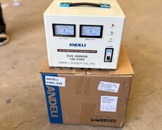 Andeli tənzimləyici Input 150-260V analog type (5000w Horizontal Type)