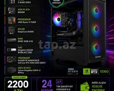 AMD Ryzen 5 7500F + RTX 5060 Gaming PC