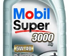 Mobil Super 3000 X1 5W40 4L Mühərrik yağı