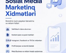 Sosial Media Marketing xidmətləri