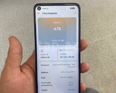 OPPO A78 Mist Black 256GB 8GB
