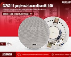 Çərçivəsiz tavan dinamiki DSPPA DSP6011  6.5 6W Ceiling Speaker