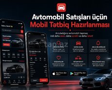 Avtomobil satışları üçün mobil proqram hazırlanması