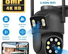 Tam simsiz PTZ360 2 kamera 12MP 4K+64GB