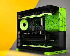 Aquarium Atx Case Evolve Green Universe