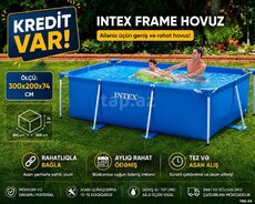 İntex Frame hovuz 30020074 sm  metal karkaslı