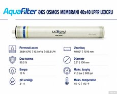 Əks Osmos membranı 40x40 LPFR LEXCRU