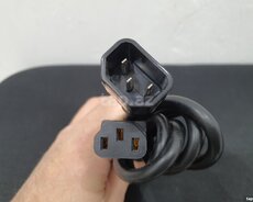 IEC C13 IEC C14 bağlantı elektrik kabeli