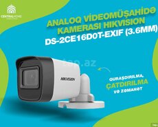 Analoq videomüşahidə kamerası Hikvision  DS-2CE16D0T-EXIF 3.6mm