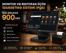 Monitor və POS sistemi