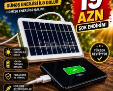 Günəş panelli poverbank