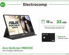 Asus ZenScreen MB169CK 15.6 Portable USB Monitor