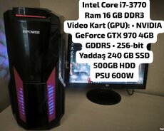 Gaming masaüstü kompüter