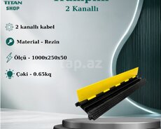 2kanallı Kabel qoruyucu Tramplin