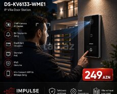 Hikvision Video Qapı Zəngi 2MP IP Qapı Stansiyası | Wi-Fi